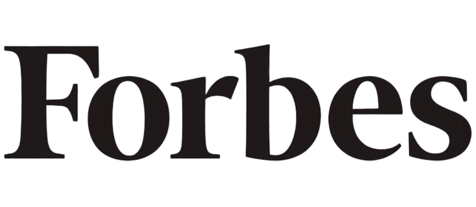 Forbes logo on black background